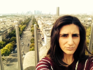 Top of the Arc de Triomphe - i apologize in advance for the amount of selfies I take on this trip.